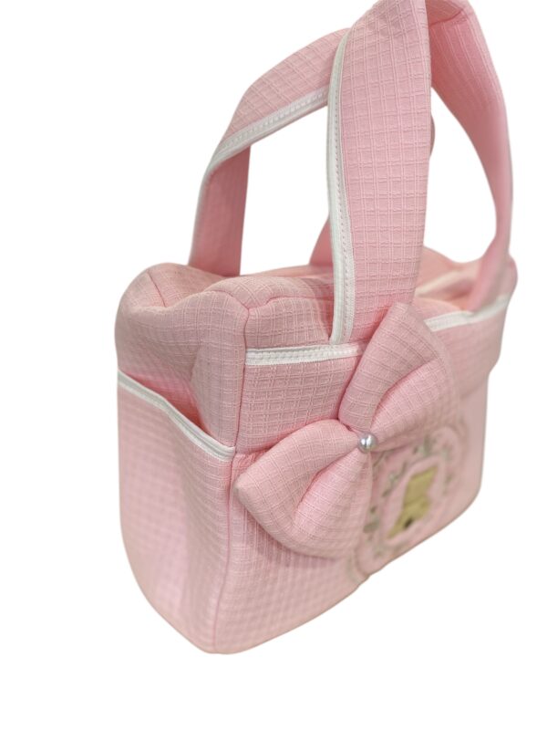 Sac à langer rose – Image 2