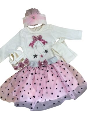 Tenue nouveau-né rose