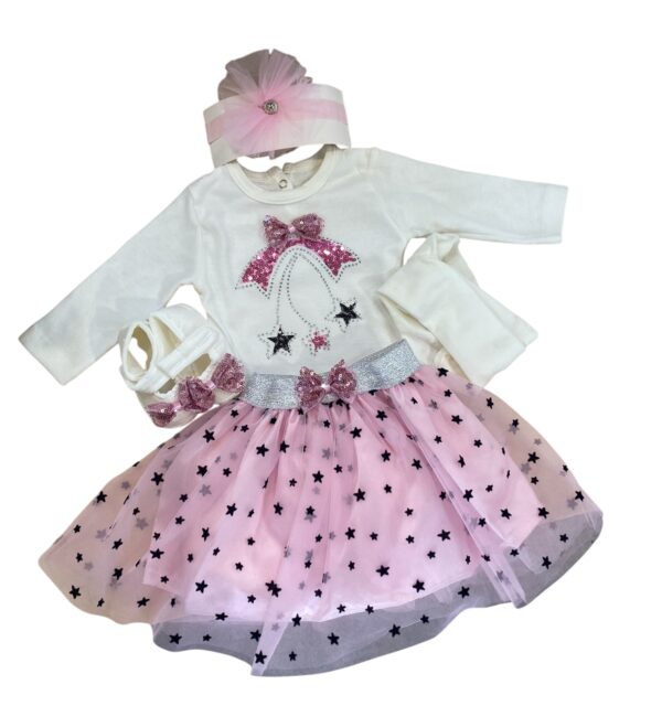 Tenue nouveau-né rose