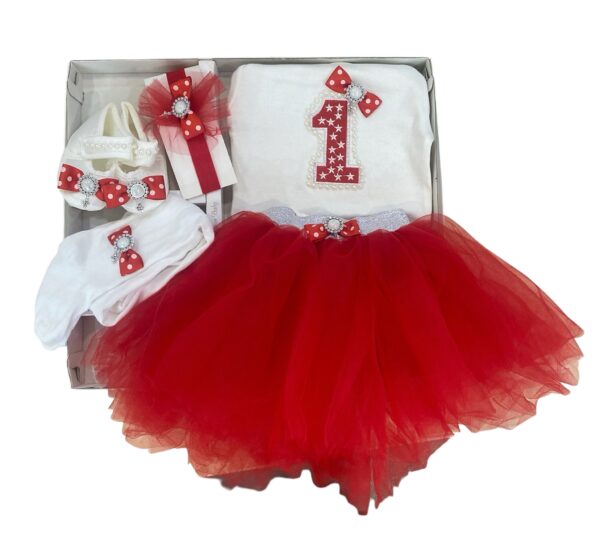 Tenue nouveau-né rouge – Image 2